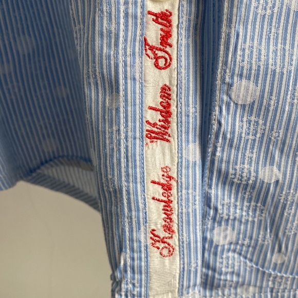 Robert Graham Blue Dress Shirt - Picture 3 of 7